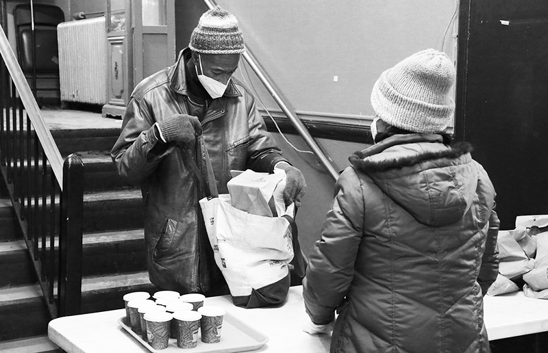 St Luke's Soup Kitchen : Feeding the Needy : Homeless : Street Life : New York : Personal Photo Projects :  Richard Moore Photography : Photographer : 